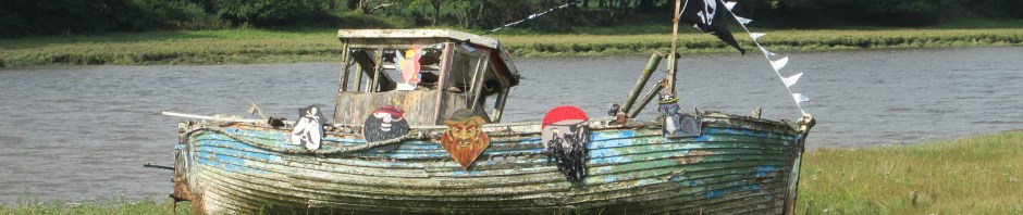 Shipwreck at the fringe of Kirkcudbright